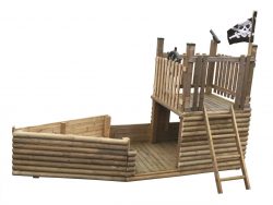 Piratenschiff aus Holz
