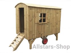 Allstars Spielplatz Bauwagen Spielhaus aus Holz