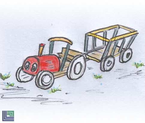 Die-Holzidee-Traktor in Wiese-Skizze01-a