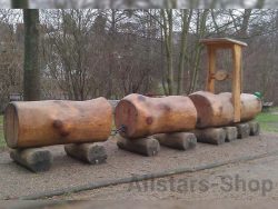 Allstars Spielplatzeisenbahn aus Holz