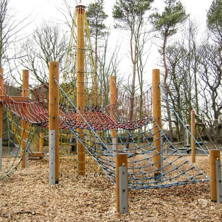 Huck Kletternetz Spielplatzanlage "Lilse-Bergen" Klettergerüst