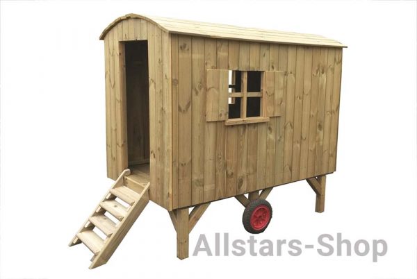 Allstars Spielplatz Bauwagen Spielhaus aus Holz