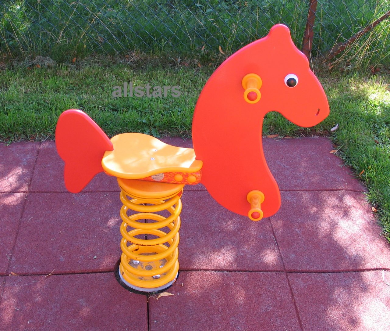 Federwippe Wippe Pferd Federtier Wipptier Schaukelwippe Federspielgerät