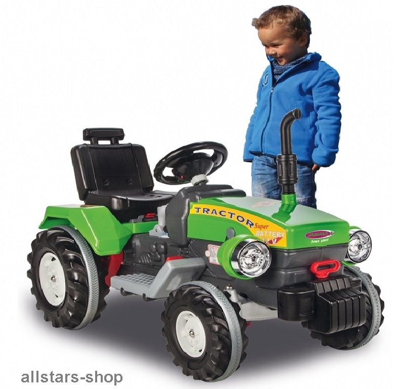 Jamara Kindertraktor Ride On Traktor mit Elektromotor mit Hänger Trecker  Elektro-Tractor grün - Spiel- und Sportgeräte für Kindergarten und Kommunen