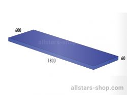 Bänfer Matte blau 1800x600x60 mm